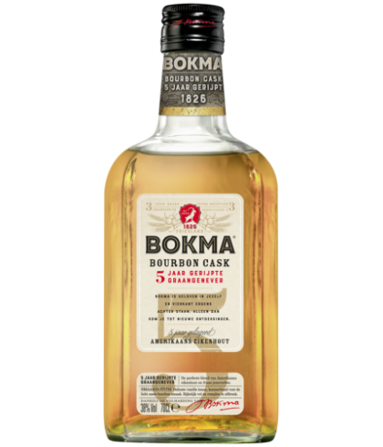 Bokma Oude Jenever 5 Jaar Bourbon Cask, jenever bij slijterij t Bockje in Bathmen
