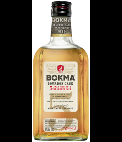 Bokma Oude Jenever 5 Jaar Bourbon Cask, jenever bij slijterij t Bockje in Bathmen