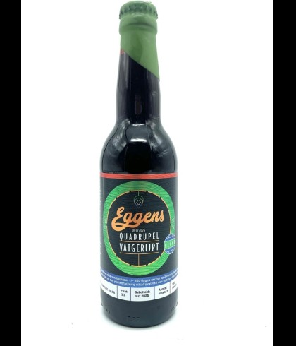 Eggens Quadrupel Vatgerijpt 007/2025, bier op voorraad bij slijterij t Bockje in Bathmen