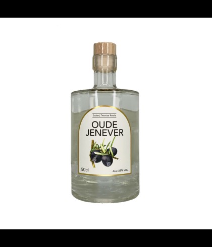Fles Twentse Ketels Oude Jenever, jenever, bij slijterij t Bockje in Bathmen