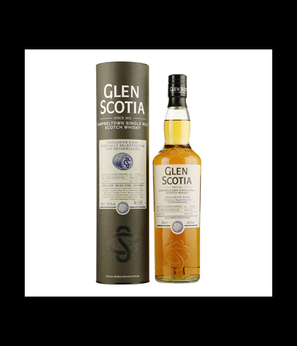 Fles Glen Scotia 5 Years Old Oloroso Sherry, single malt whisky, op voorraad bij slijterij t Bockje in Bathmen