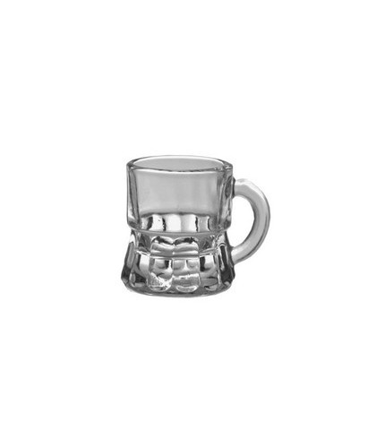 Glas Bierpulletje klein Shotglas 2cl., bij slijterij ’t Bockje in Bathmen