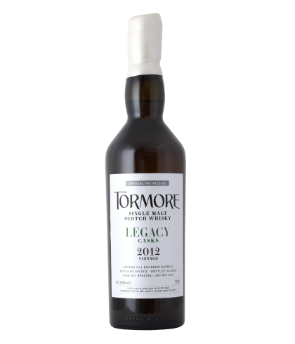 Fles Tormore Legacy Casks 2012 Vintage #800338, whisky, bij slijterij t Bockje in Bathmen