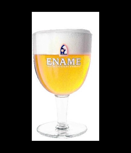 Ename bierbokaal 33 cl., glas bij t Bockje in Bathmen