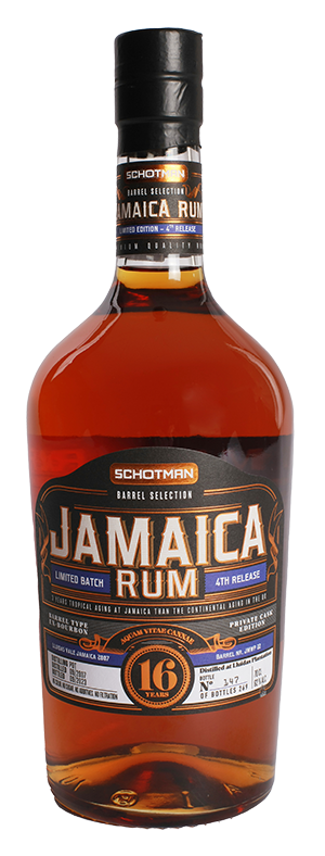Fles Schotman Barrel Selection Lluidas Vale 16Y 4th Release #JMWP 22, rum, op voorraad bij slijterij ’t Bockje in Bathmen