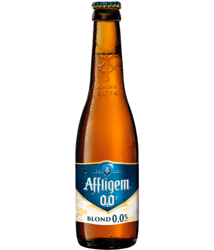 Affligem Blond 0.0 Alcoholvrij Bier, bier op voorraad bij slijterij t Bockje in Bathmen