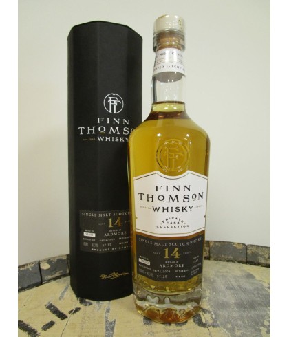 Fles Finn Thomson Ardmore 2009, single malt whisky, op voorraad bij slijterij t Bockje in Bathmen