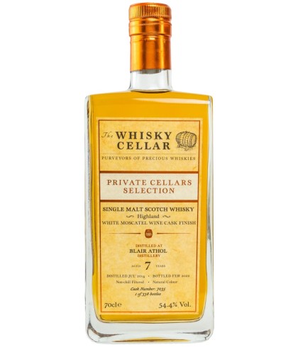 Fles Whisky Cellar Blair Athol 7 Years Old, whisky, op voorraad bij slijterij t Bockje in Bathmen