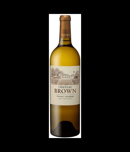 Fles Chateau Brown Pessac Leognan Blanc, wijn op voorraad bij slijterij t Bockje in Bathmen