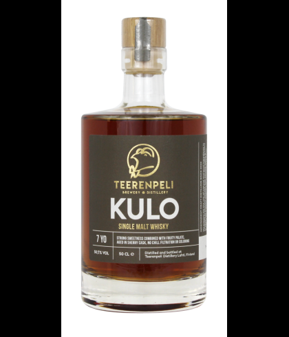 Fles Teerenpeli Kulo 7 Years Old, whisky, op voorraad bij slijterij t Bockje in Bathmen