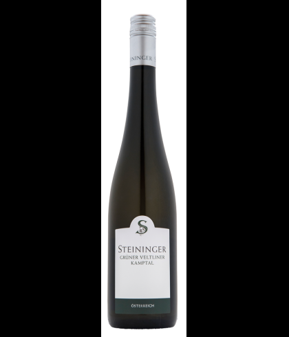 Fles Steininger Gruner Veltliner Kamptal, wijn, op voorraad bij slijterij t Bockje in Bathmen