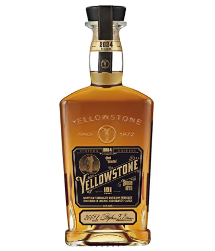Fles Yellowstone Select Limited Edition 2024, Amerikaanse bourbon uit Kentucky, op voorraad bij slijterij t Bockje in Bathmen