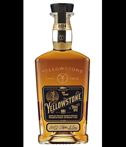 Fles Yellowstone Select Limited Edition 2024, Amerikaanse bourbon uit Kentucky, op voorraad bij slijterij t Bockje in Bathmen