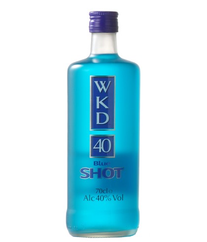 Wodka WKD Shot 40% Blue van WKD, bij slijterij ’t Bockje in Bathmen
