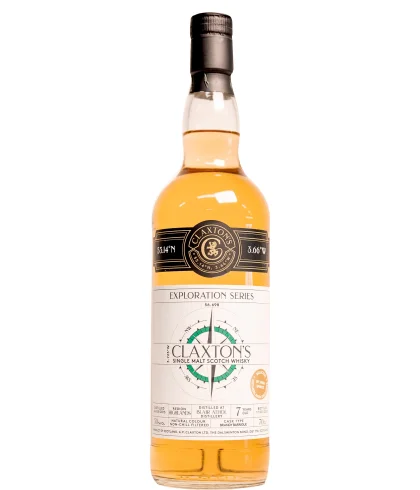 Fles Claxton’s Exploration Blair Athol 7 Years Old, single malt whisky, op voorraad bij slijterij t Bockje in Bathmen