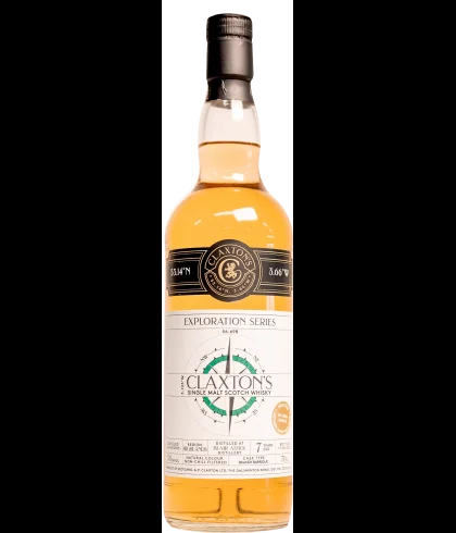Fles Claxton&rsquo;s Exploration Blair Athol 7 Years Old, single malt whisky, op voorraad bij slijterij t Bockje in Bathmen