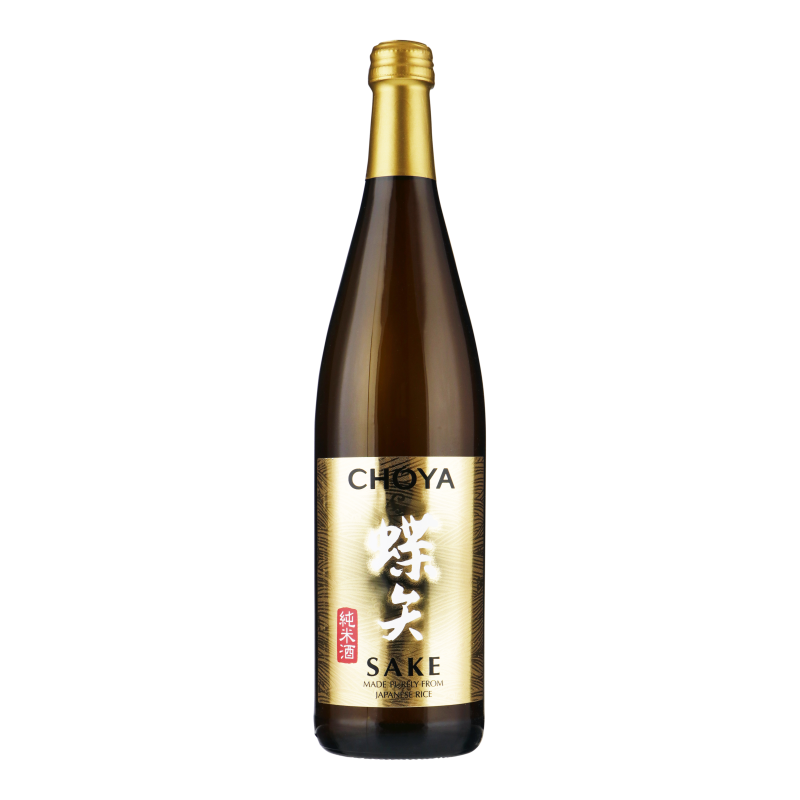 Fles Choya Saké van Choya, bij slijterij ’t Bockje in Bathmen