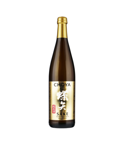 Fles Choya Saké van Choya, bij slijterij ’t Bockje in Bathmen