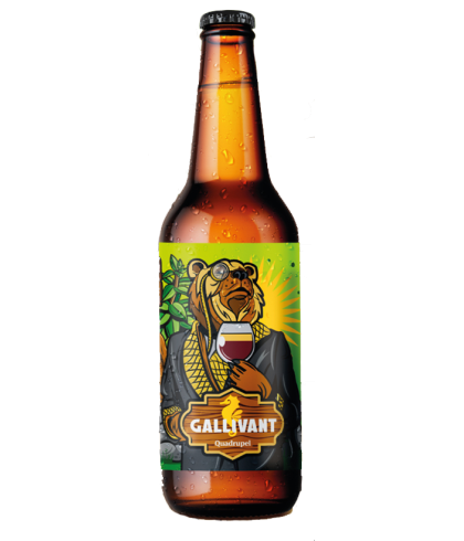 Gallivant - Flaneer Beer Quadrupel, bier bij slijterij t Bockje in Bathmen