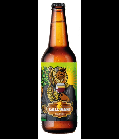 Gallivant - Flaneer Beer Quadrupel, bier bij slijterij t Bockje in Bathmen