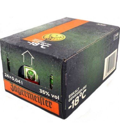 Jagermeister mini 4cl. doos 24 stuks