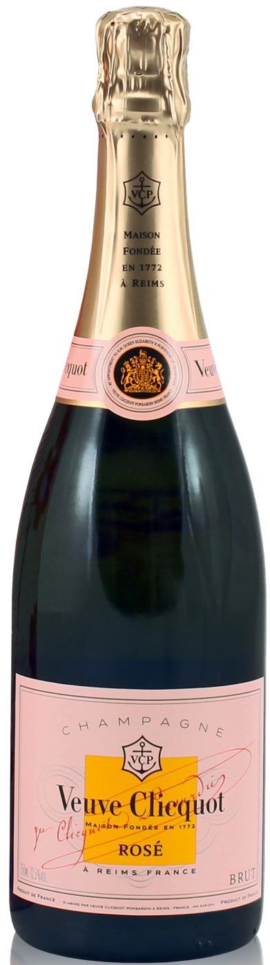 Fles Veuve Clicquot Rosé, wijn, op voorraad bij slijterij ’t Bockje in Bathmen