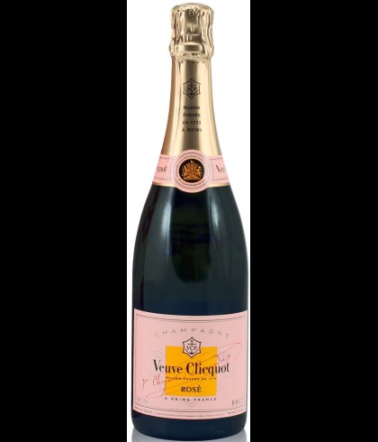 Fles Veuve Clicquot Rosé, wijn, op voorraad bij slijterij t Bockje in Bathmen