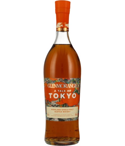 Fles Glenmorangie A Tale of Tokyo, single malt whisky, op voorraad bij slijterij t Bockje in Bathmen