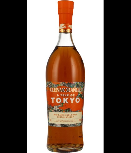 Fles Glenmorangie A Tale of Tokyo, single malt whisky, op voorraad bij slijterij t Bockje in Bathmen