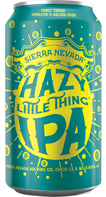 Fles Sierra Nevada Hazy Little Thing IPA, bier van Sierra Nevada, op voorraad bij slijterij t Bockje in Bathmen