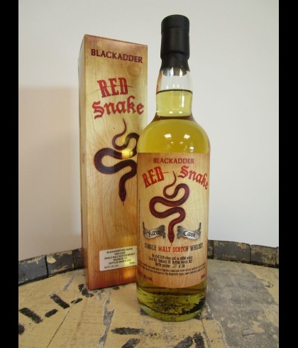 Fles Red Snake Raw Cask Redneck 113, single malt whisky, op voorraad bij slijterij t Bockje in Bathmen