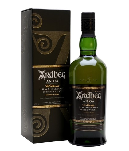 Fles Ardbeg AN OA, single malt whisky, op voorraad bij slijterij t Bockje in Bathmen