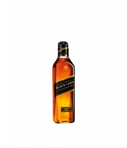 Fles blended Scotch van Johnnie Walker, op voorraad bij slijterij t Bockje in Bathmen