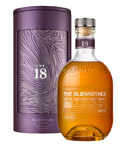 Fles The Glenrothes 18 Years Old, single malt whisky, op voorraad bij slijterij ’t Bockje in Bathmen