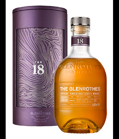 Fles The Glenrothes 18 Years Old, single malt whisky, op voorraad bij slijterij t Bockje in Bathmen