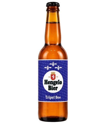 Fles Hengelo Bier Tripel Bee, bier, bij slijterij t Bockje in Bathmen