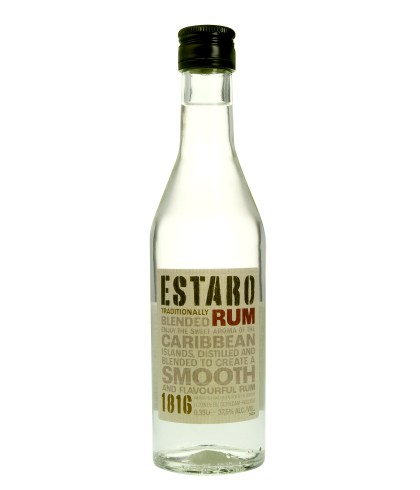 Fles Estaro rum wit, rum, op voorraad bij slijterij t Bockje in Bathmen