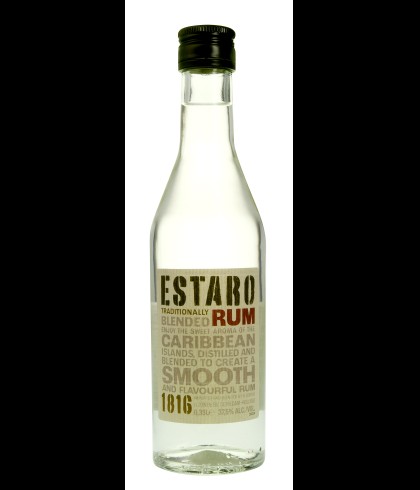 Fles Estaro rum wit, rum, op voorraad bij slijterij t Bockje in Bathmen