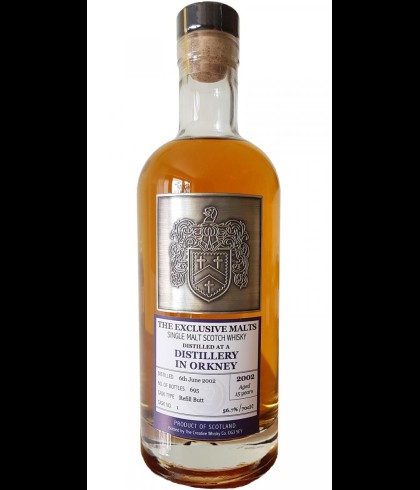 Fles Exclusive Malts Orkney 15 Years Old, whisky, op voorraad bij slijterij t Bockje in Bathmen