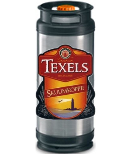 Texels Skuumkoppe Fust 20L, bier op voorraad bij slijterij t Bockje in Bathmen