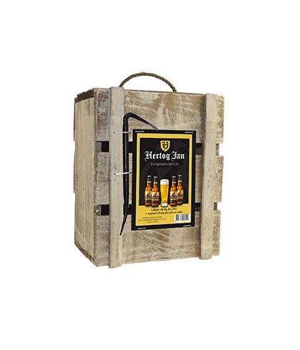 Geschenk Hertog Jan Bierbox 4x30cl+glas, bij slijterij ’t Bockje in Bathmen