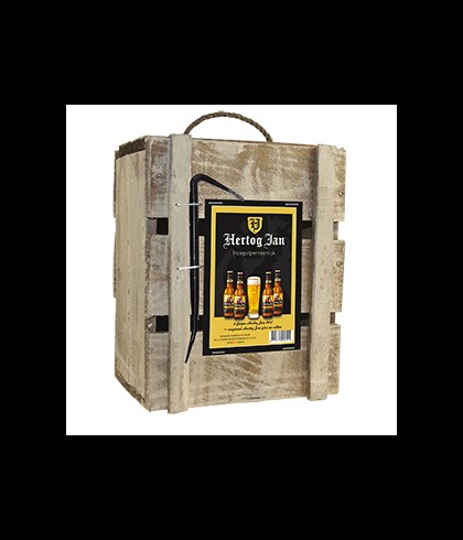 Geschenk Hertog Jan Bierbox 4x30cl+glas, bij slijterij ’t Bockje in Bathmen