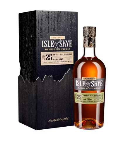 Fles blended Scotch van Isle of Skye, op voorraad bij slijterij t Bockje in Bathmen
