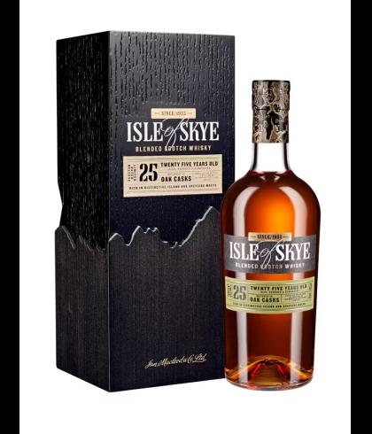 Fles blended Scotch van Isle of Skye, op voorraad bij slijterij t Bockje in Bathmen