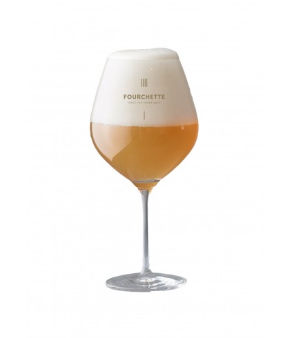 Glas Fourchette bierglas, bij slijterij ’t Bockje in Bathmen