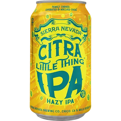 Fles Sierra Nevada Citra Little Thing Hazy IPA, bier van Sierra Nevada, op voorraad bij slijterij t Bockje in Bathmen