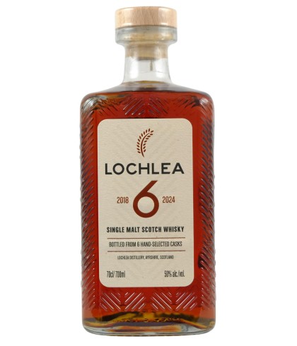 Fles Lowland single malt van Lochlea, op voorraad bij slijterij t Bockje in Bathmen