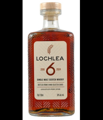 Fles Lowland single malt van Lochlea, op voorraad bij slijterij t Bockje in Bathmen
