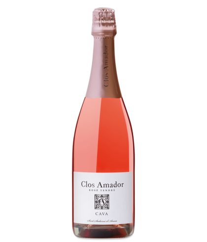 Fles Clos Amador Brut Rosé Tendre, wijn op voorraad bij slijterij t Bockje in Bathmen