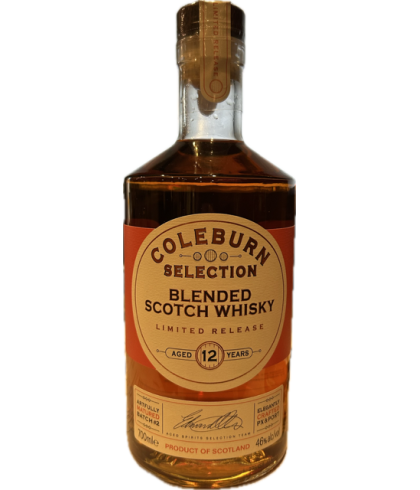 Fles Coleburn Selection Limited Release 12Y, whisky, bij slijterij ’t Bockje in Bathmen